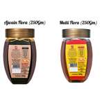 Orchard Honey Combo Pack (Ajwain+Multi Flora) 100 Percent Pure and Natural (2 x 250 gm)